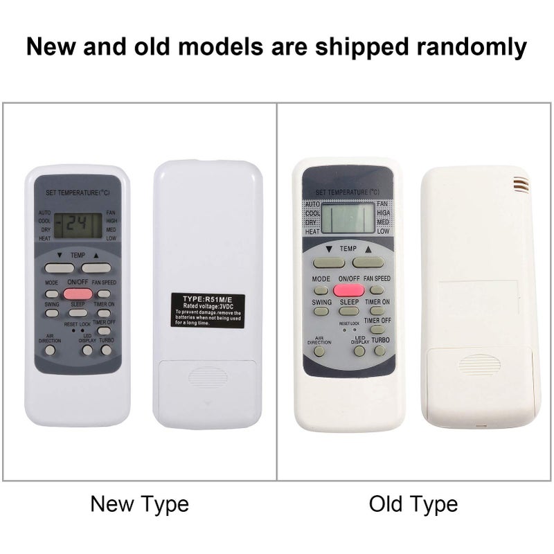 Serounder Replacement Air Conditioning Remote Control for Midea R51 Series, Compatible with Toshiba, Conia, Vestel, Quul, Lasko, Nasco - Image 4
